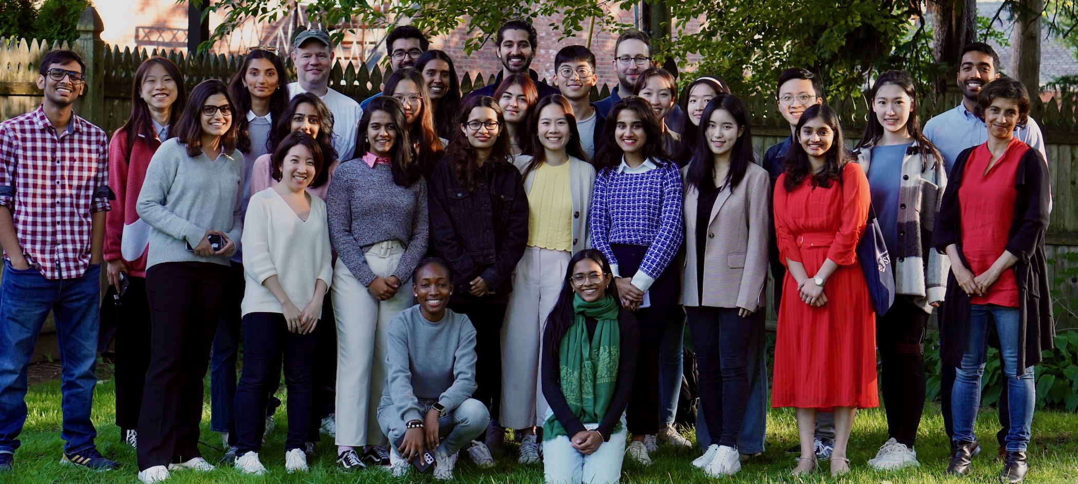IDE students at the Autumn welcome tea in 2022. Photo by Vestal McIntyre.