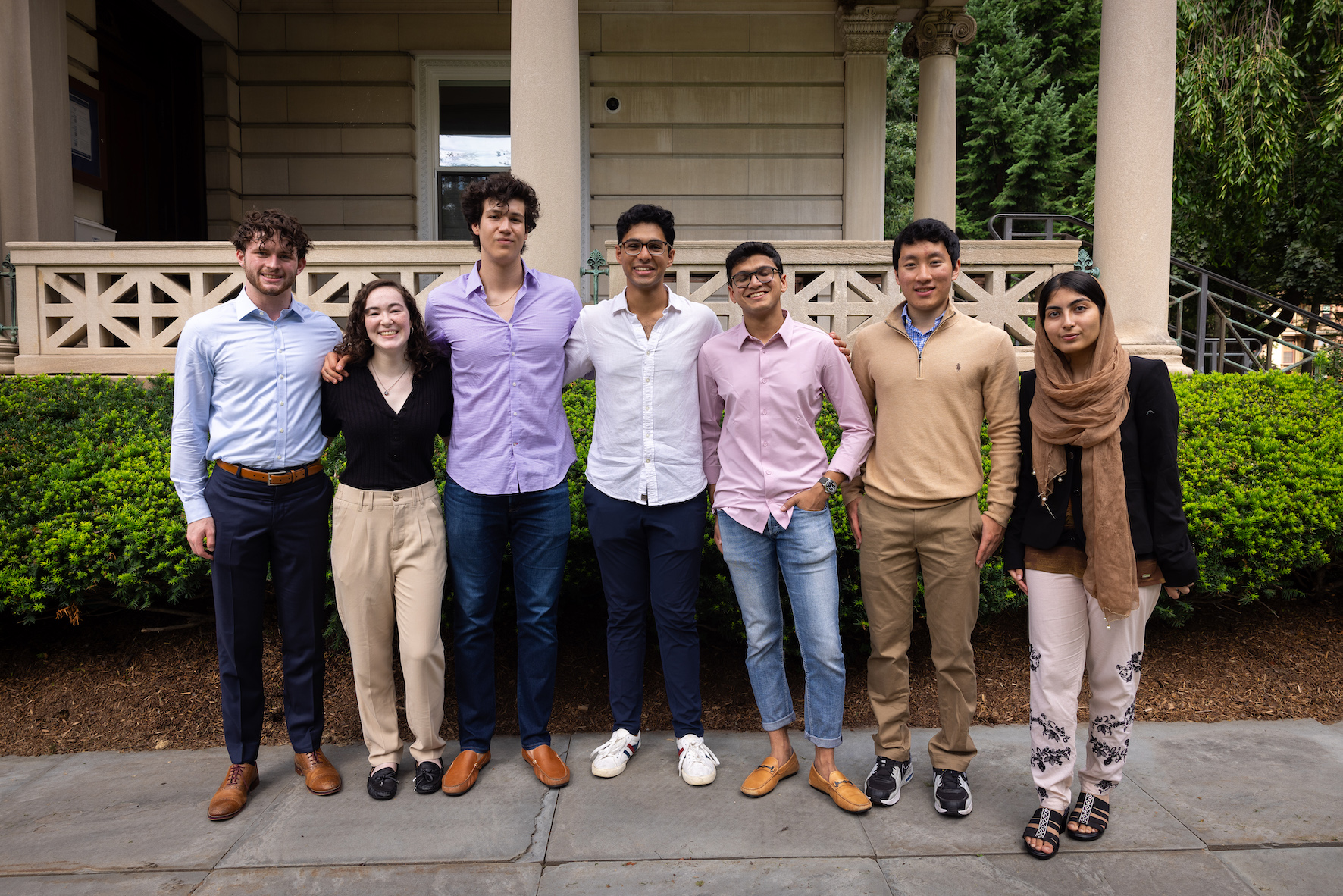 A group photo including members from the Salus Populi Foundation