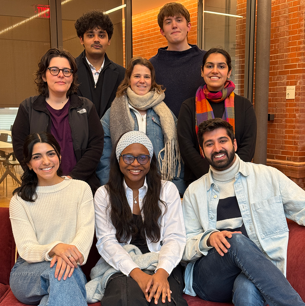 A group of students posing