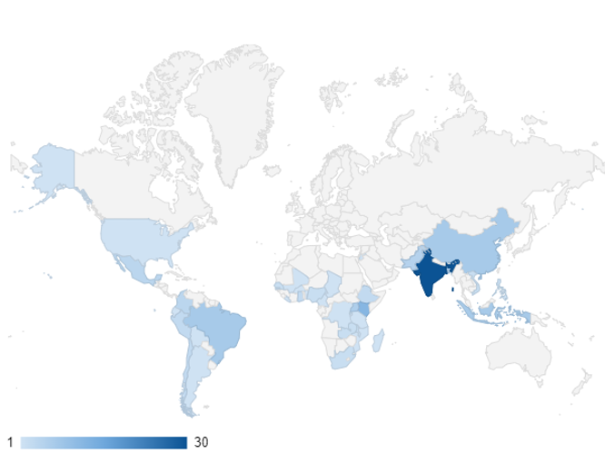 Map of the world