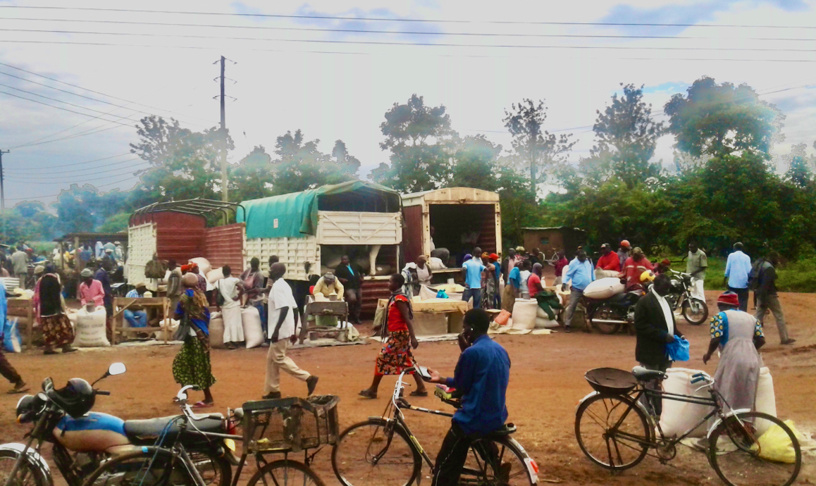 The market in Bungoma, Kenya. Photo courtesy Lauren Falcao Bergquist.