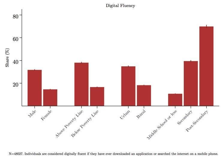 Distribution of Digital Fluency