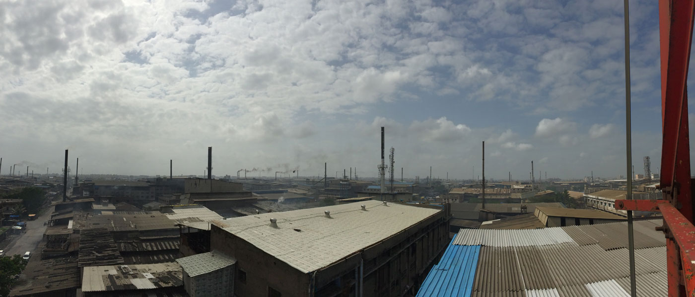 Photo of industrial buildings