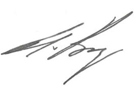 Mike Boozer's signature