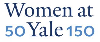 50 Women at Yale 150 Logo