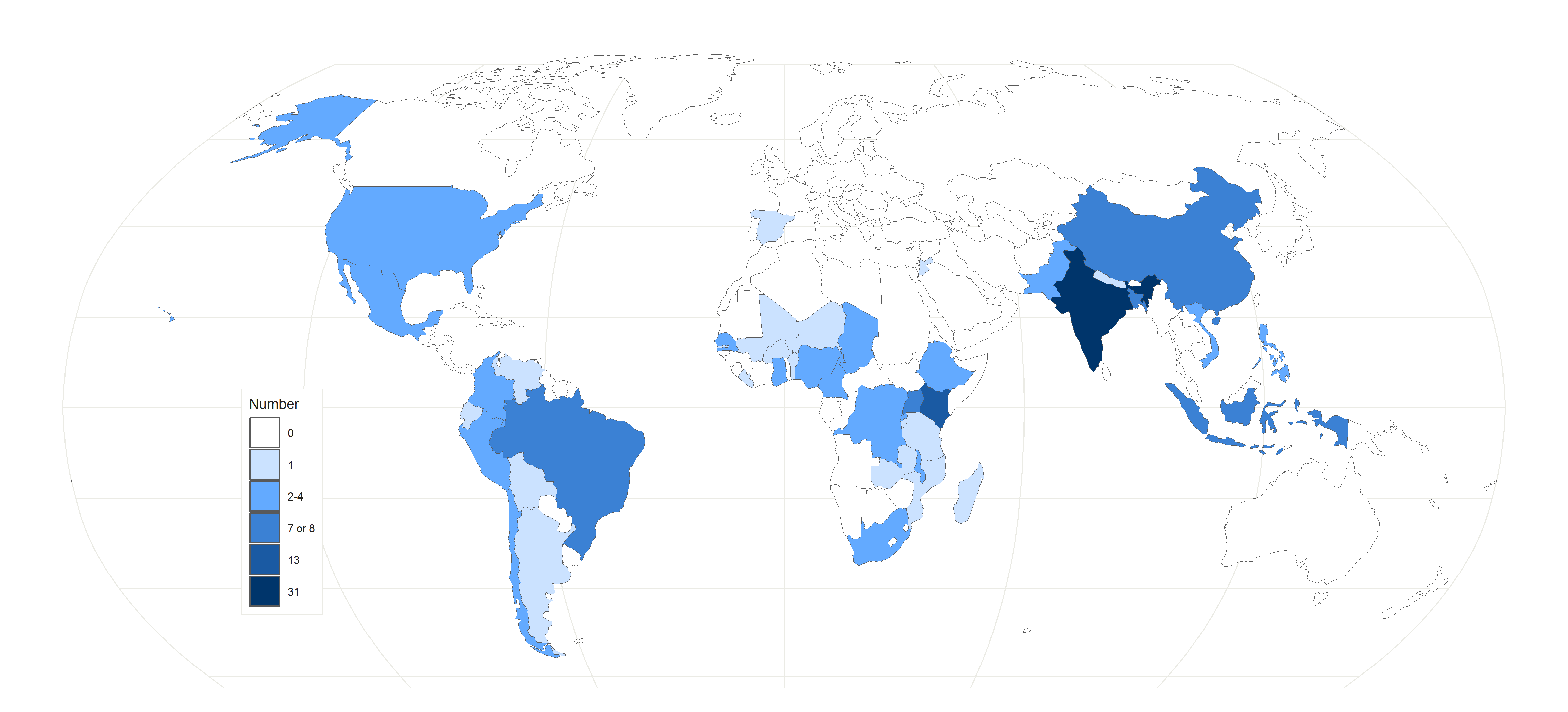 "Countries Studied in Papers Presented at NEUDC 2022"
