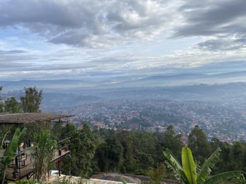 Arial view of Kigali, Rwanda