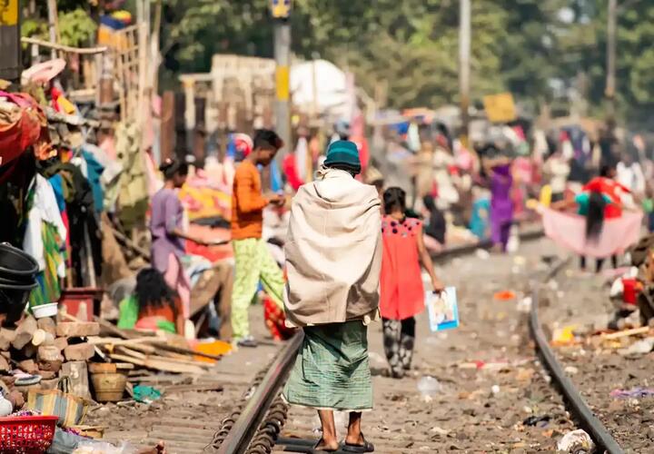 A street in Bihar, India