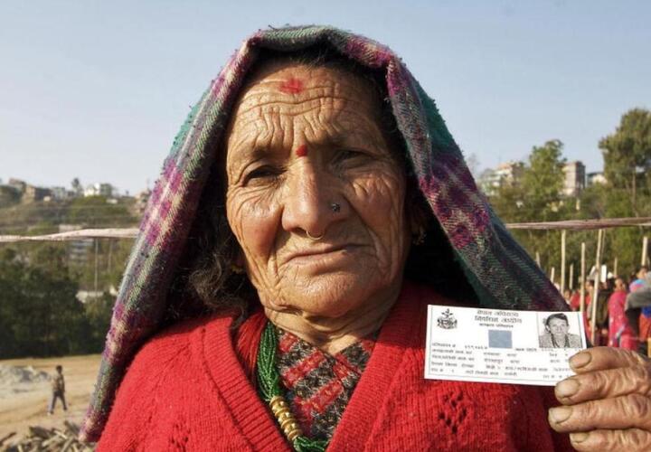 80-Year-old Nepalese Woman Participates in Historic Elections