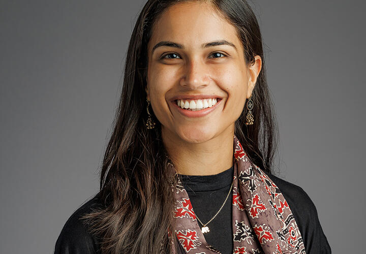 A headshot of Shreya Bajaj
