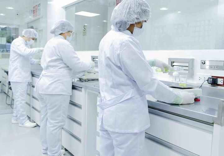 Scientitst in a laboratory