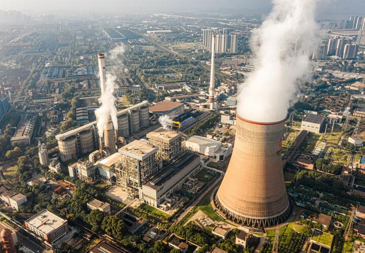 An image of a nuclear power plant in China
