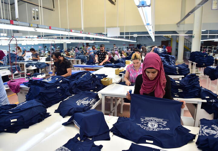 Cover photo of a textile factory in Igdir, Turkey on May 20, 2017