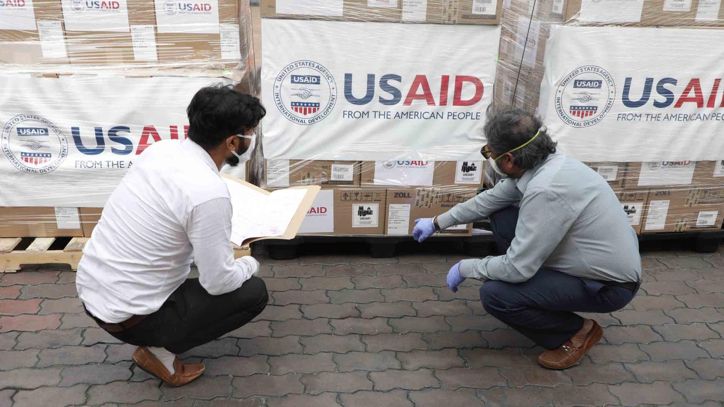 USAID delivers 100 ventilators to India. Photo by Gaurav Dhawan, U.S. Embassy, India