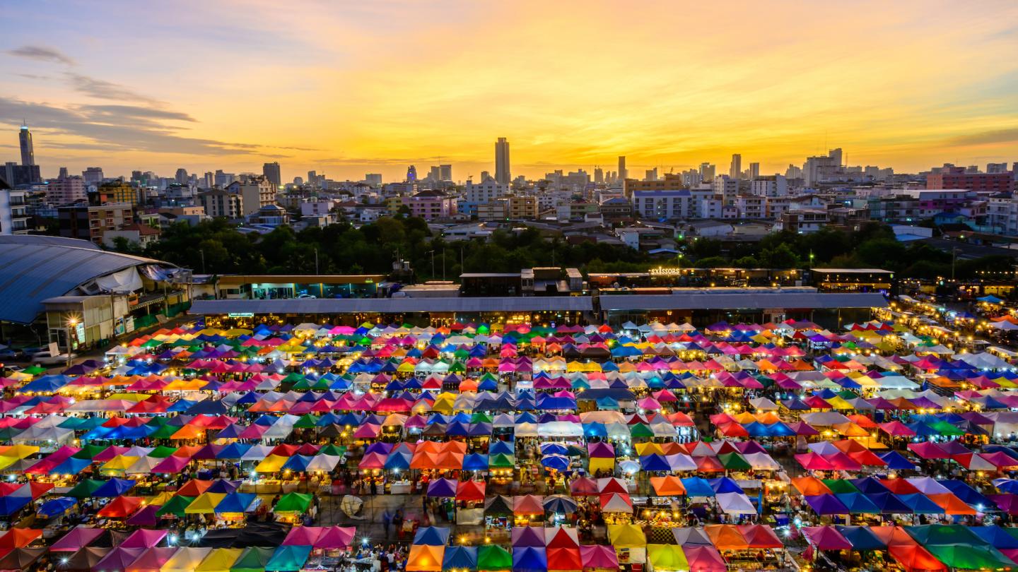 Night market in Bangkok