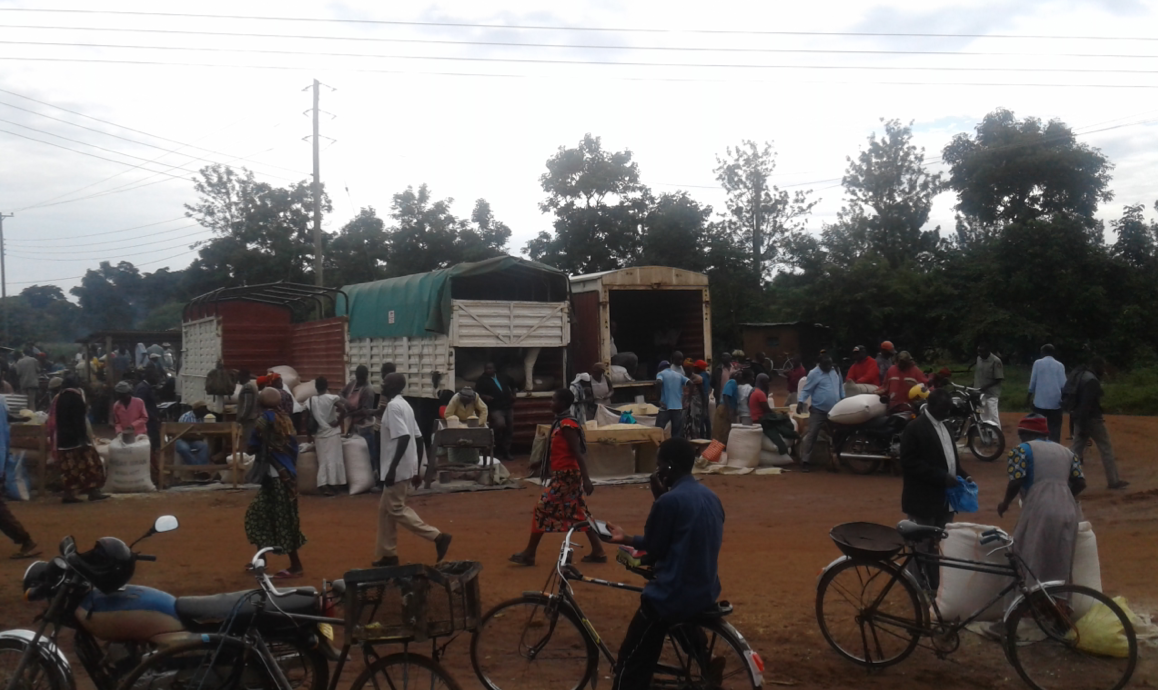 The market in Bungoma, Kenya. Photo courtesy Lauren Falcao Bergquist.
